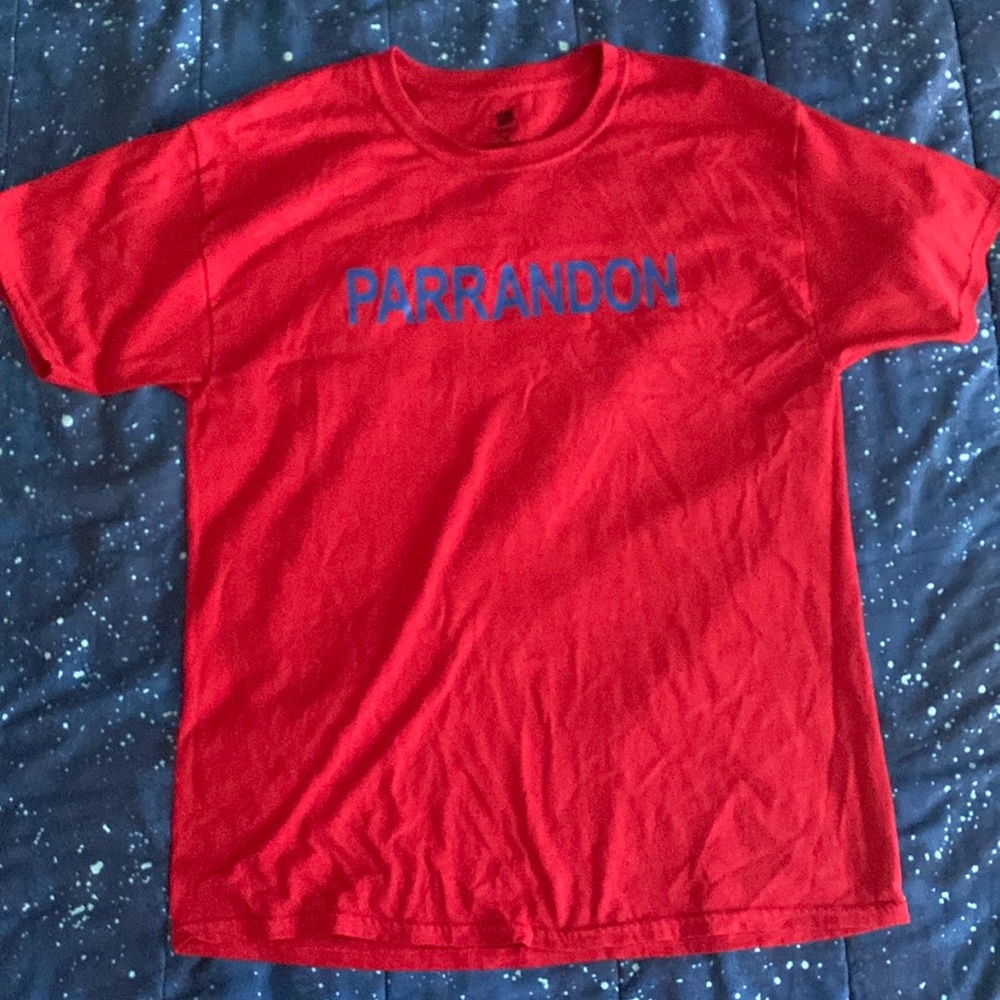 Vieques Parrandón Puerto Rico red t-shirt